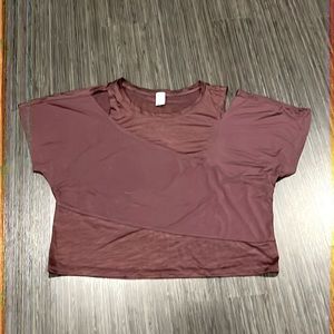 LULULEMON Athletica Cut Out Crop Top, Size 6